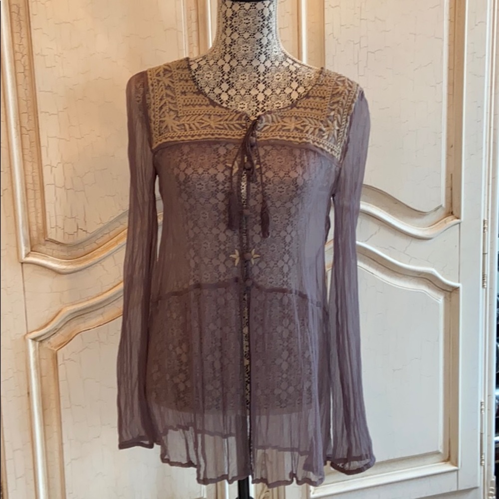 Free People Sheer top